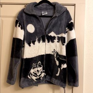 Fleece Wolf Jacket